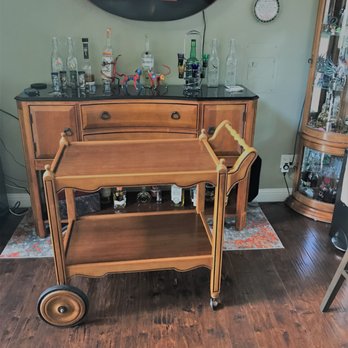 Madera Finishes - Cherry bar cart after - Refinishing Services Near Me - San Jose, California Madera Finishes - Cherry bar cart after - Refinishing Services Near Me - San Jose, California