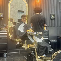 My son getting hair cut! My son getting hair cut!