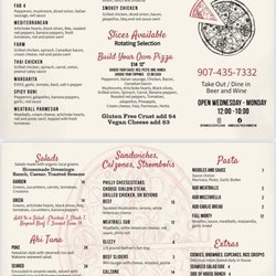 Homeslice Pizza - Menu