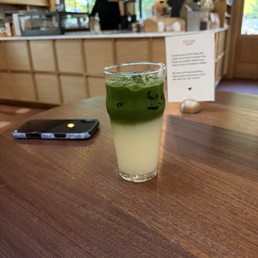 matcha mint lemonade
