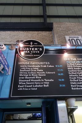 Menu photo 6 Buster's Sea Cove Toronto, ON Menu photo 6 Buster's Sea Cove Toronto, ON
