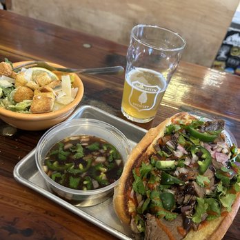 Evergreen Brewery - Pho'cked Up French Dip - Sandwiches Near Me - Evergreen, Colorado Evergreen Brewery - Pho'cked Up French Dip - Sandwiches Near Me - Evergreen, Colorado