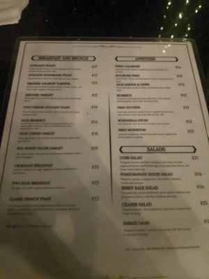 Menu photo 1 Bayshore Lounge Newport Beach, CA