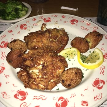 May's Seafood Restaurant - Fried crabcakes with hush puppies!! - Seafood Near Me - Frederick, Maryland May's Seafood Restaurant - Fried crabcakes with hush puppies!! - Seafood Near Me - Frederick, Maryland