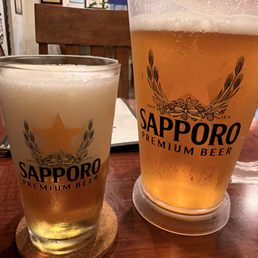 Beer is nice and cold Beer is nice and cold