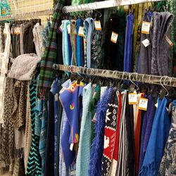 Value Village - More scarves.