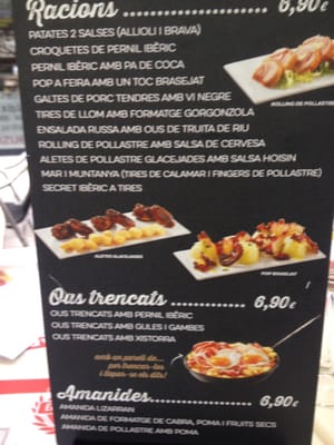 Menu photo 3 Lizarran Vilafranca Del Penedes, B