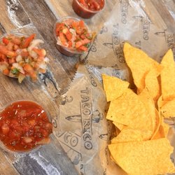 Taco Rico North Miami - Chips and Salsa - even their mild salsa has a kick!