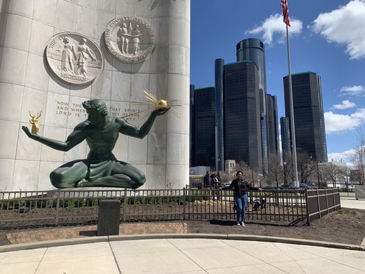 The Spirit of Detroit by null