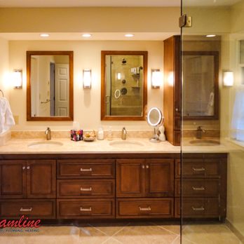 Dreamline Kitchens & Baths - a bathroom with double sinks - Cabinetry Near Me - Trenton, New Jersey Dreamline Kitchens & Baths - a bathroom with double sinks - Cabinetry Near Me - Trenton, New Jersey