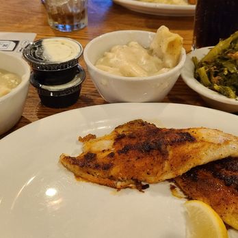 Cracker Barrel Old Country Store - Catfish Filet, Dumplings and Turnip Greens - Breakfast & Brunch Near Me - Indianapolis, Indiana Cracker Barrel Old Country Store - Catfish Filet, Dumplings and Turnip Greens - Breakfast & Brunch Near Me - Indianapolis, Indiana