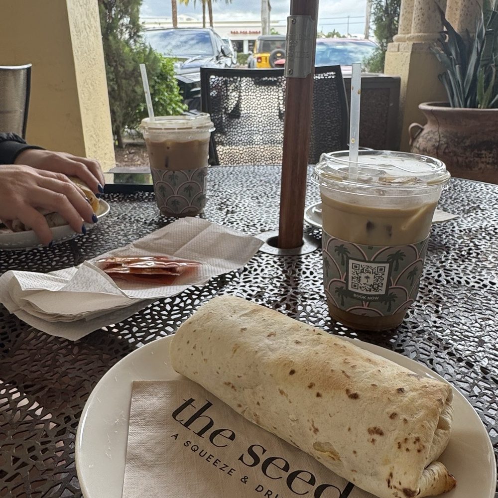the seed. - Lighthouse Point - This is their new "FLORIDA BURRITO". Delicious! - Coffee & Tea Near Me - Lighthouse Point, Florida the seed. - Lighthouse Point - This is their new "FLORIDA BURRITO". Delicious! - Coffee & Tea Near Me - Lighthouse Point, Florida
