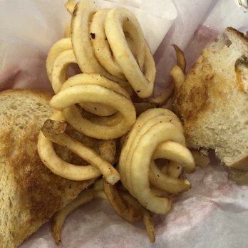 Hot Wings Cafe - Tuna Melt and Curly Fries - Chicken Wings Near Me - Glendale, California