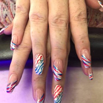 Mimi Nail Pro - Fourth of July nail art - Nail Salons Near Me - Saint Louis, Missouri