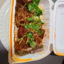 Bali Thai - Beef rending, Balinese chicken, eggplant