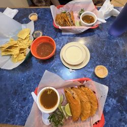 Los Tacos - 3 Birria shereded Beef ( Tacos)