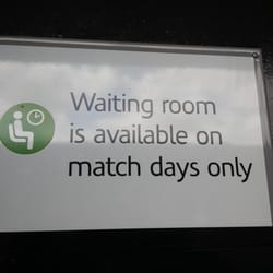 Witton Railway Station - No ticket office open or waiting room at witton unless its match day!