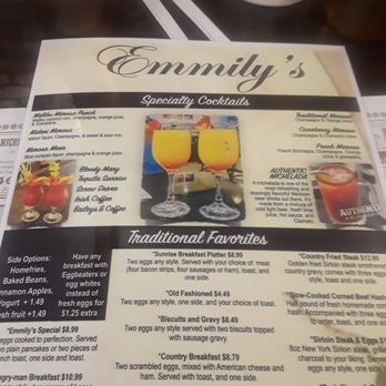 Emmily's - Large menu, so much variety - American Near Me - Johnston, Rhode Island