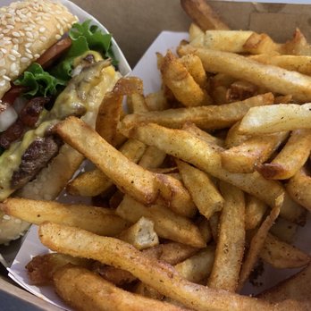Marty's - Single Cheeseburger Old Bay Fries - Burgers Near Me - Fort Lee, New Jersey Marty's - Single Cheeseburger Old Bay Fries - Burgers Near Me - Fort Lee, New Jersey