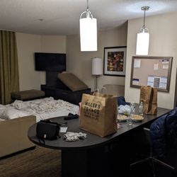 Candlewood Suites Washington-Fairfax - Living room - Excuse the messiness
