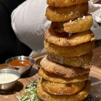 Finney's Crafthouse - Redlands - Onion ring tower - New American Near Me - Redlands, California