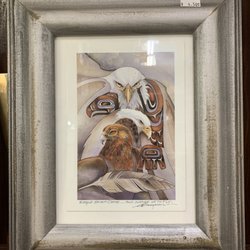 WAIF Thrift Store - More Eagle imagery/visuals with quote.