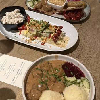 Bjork Cafe & Bistro - Smorgasbord, frankfurter sausage, Swedish meatballs - Salad Near Me - New York, New York Bjork Cafe & Bistro - Smorgasbord, frankfurter sausage, Swedish meatballs - Salad Near Me - New York, New York