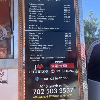 Churros Las Vegas - Menu - Desserts Near Me - Las Vegas, Nevada Churros Las Vegas - Menu - Desserts Near Me - Las Vegas, Nevada