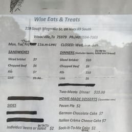The menu. As you can see, nothing fancy. The menu. As you can see, nothing fancy.