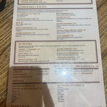 Golden Harvest Cafe - Sep 3 2023. Menu 2 - American Near Me - Pahrump, Nevada