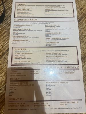 Menu photo 5 Golden Harvest Cafe Pahrump, NV