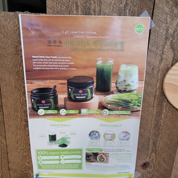 Loess Spa - Wheatgrass drinks. So healthy! - Reflexology Near Me - Honolulu, Hawaii