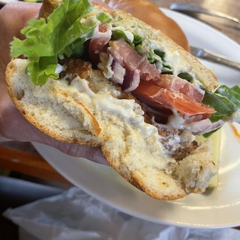 Kitchen Table Cafe - Evergreen Place - Stacked fish sandwich - Breakfast & Brunch Near Me - Vancouver, Washington