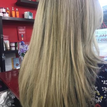 Highlights Unisex Nail & Spa - After Gertrudis worked her magic!! I am so happy! - Hair Salons Near Me - Corona, New York Highlights Unisex Nail & Spa - After Gertrudis worked her magic!! I am so happy! - Hair Salons Near Me - Corona, New York