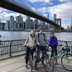 Liberty Cycles - 24 hours a total of 41.45 miles 3 boroughs - Manhattan, Brooklyn, Queens  Thanks to Liberty Cycles.  We will most definitely be back.
