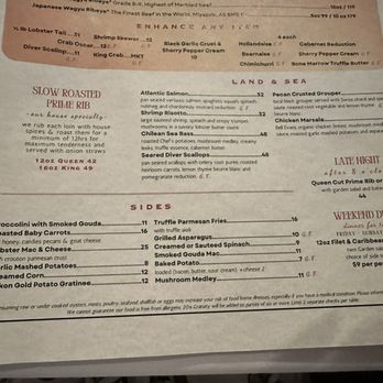 Bascom's Chop House - Menu - Steakhouses Near Me - Clearwater, Florida