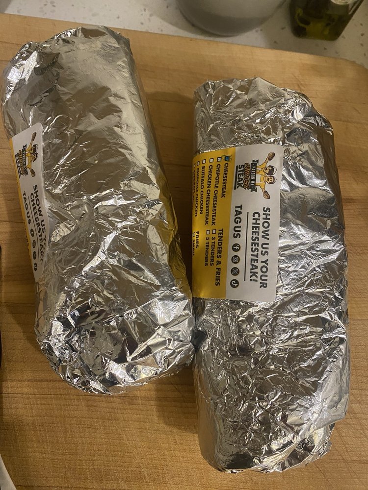 Food from Pardon My Cheesesteak