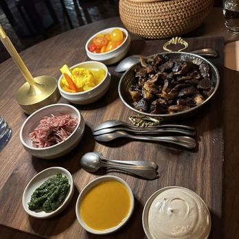 Deme - Whole roasted yellow oyster mushroom - must try - Mediterranean Near Me - Los Angeles, California