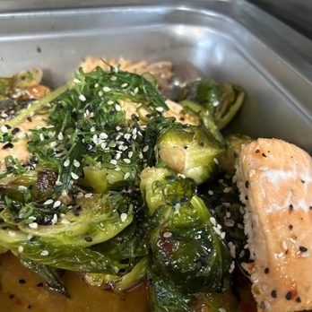 Stirr - Thai glazed salmon. - New American Near Me - Dallas, Texas Stirr - Thai glazed salmon. - New American Near Me - Dallas, Texas