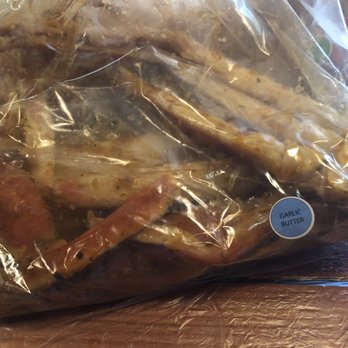 Bucket O' Crawfish - 1lb bag of snow crab. I finished it off. - Seafood Near Me - West Valley City, Utah