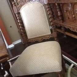 Another chair beautifully done by Sergio.
