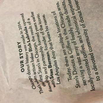 Stan's Donuts & Coffee - Donuts Near Me - Chicago, Illinois