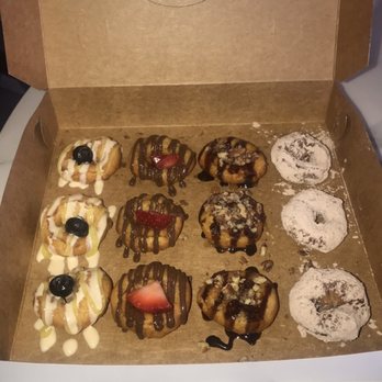 Cafe Dew - Mini donuts Nutella, turtle, chocolate powdered - Coffee & Tea Near Me - Webster, Texas Cafe Dew - Mini donuts Nutella, turtle, chocolate powdered - Coffee & Tea Near Me - Webster, Texas