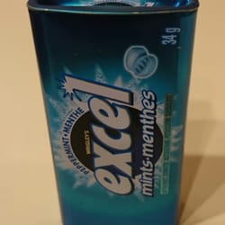 Shoppers Drug Mart - Peppermint Eclipse mints. Impossible to find in the States for the past few years. Called "Excel" in Canada. C$2.50!