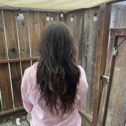 After : women's haircut in layers After : women's haircut in layers