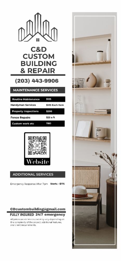 Slide of C&D Custom Building and Repair