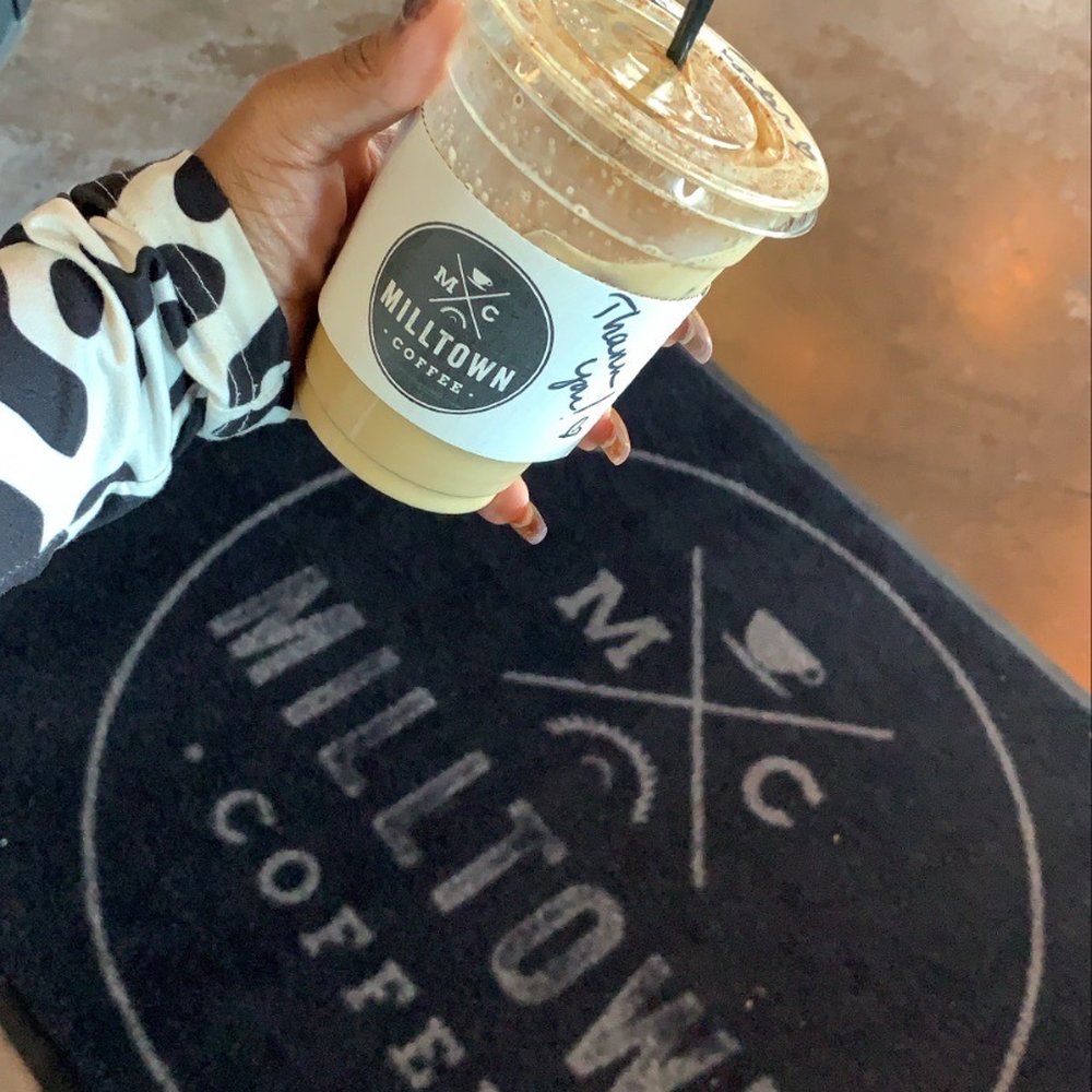 Milltown Coffee - Bananas Foster Latte - Coffee & Tea Near Me - Moline, Illinois