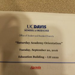 UC Davis School of Medicine - Tianna taking a 4week class
