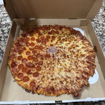 Stallionz Pizza - Half pep half cheese pizza - Pizza Near Me - Roseville, California
