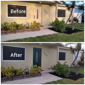 BRAM CO Painting - The Hunter Green door really pops! - Painters Near Me - Pompano Beach, Florida